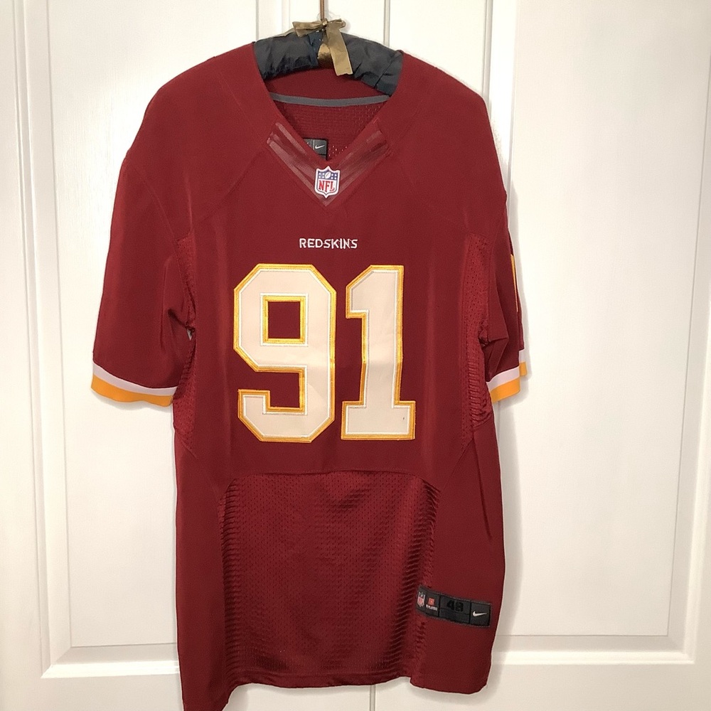 WASHINGTON REDSKINS Ryan Kerrigan # 91 Official NFL Nike Mesh Jersey Burgundy